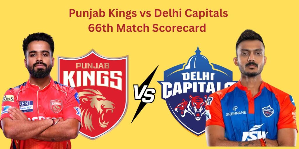 Punjab Kings vs Delhi Capitals Match Scorecard