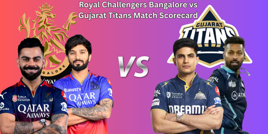 Royal Challengers Bangalore vs Gujarat Titans Match Scorecard