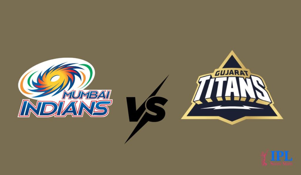 Mumbai Indians vs Gujarat Titans Timeline
