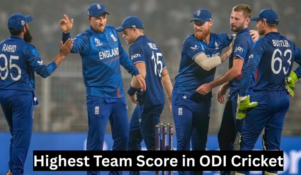 Highest Team Score in ODI Cricket