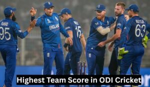 Highest Team Score in ODI Cricket