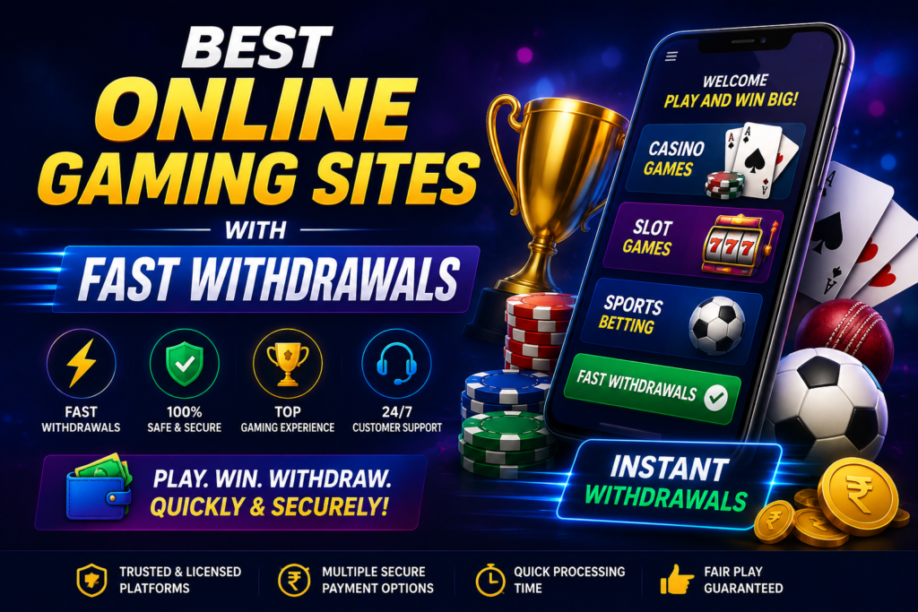 Best Online Gaming Sites with Fast Withdrawals