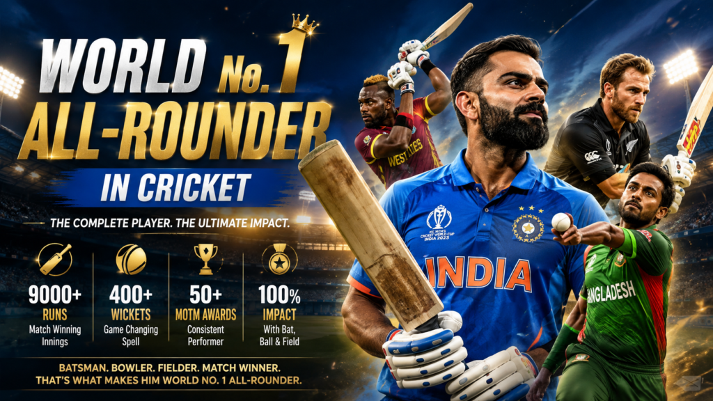 World No 1 All-Rounder in Cricket