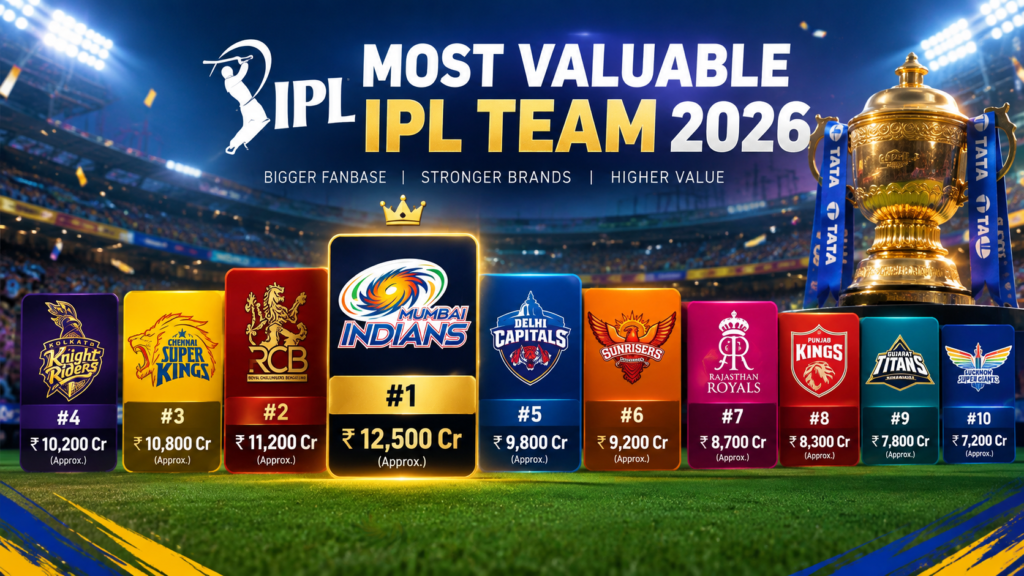 Most Valuable IPL Team 2026